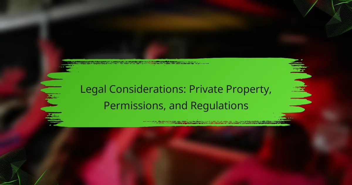 Legal Considerations: Private Property, Permissions, and Regulations